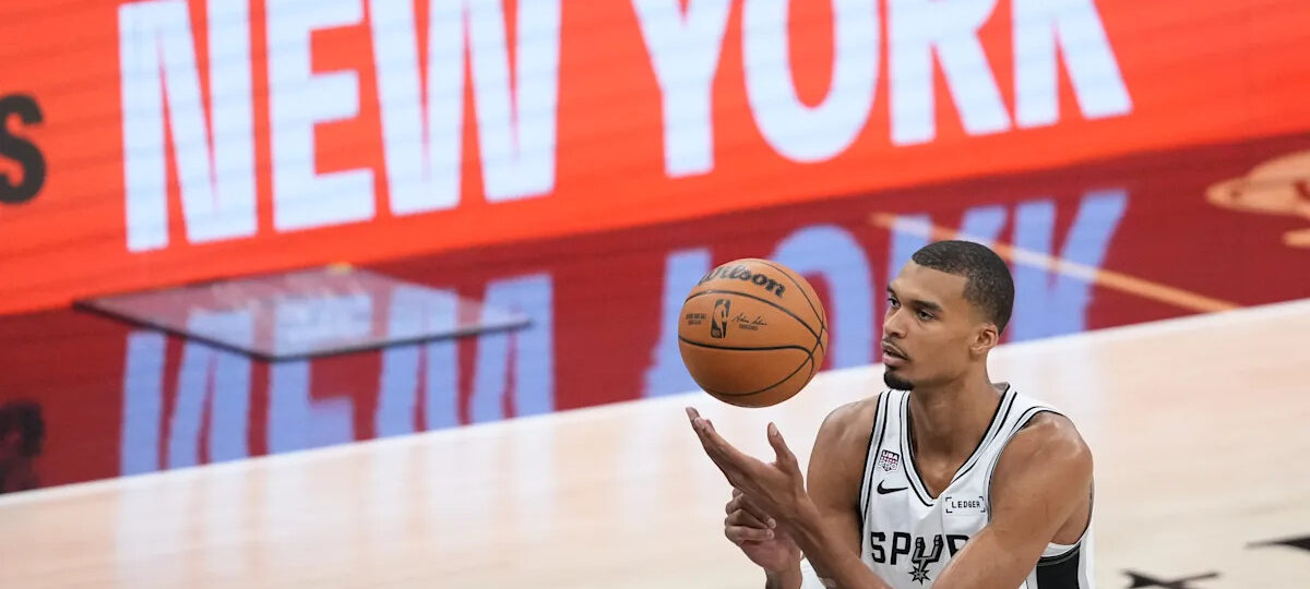 Victor Wembanyama says he's 'built for' the pressure of the NBA Finals with the Spurs down 2-0