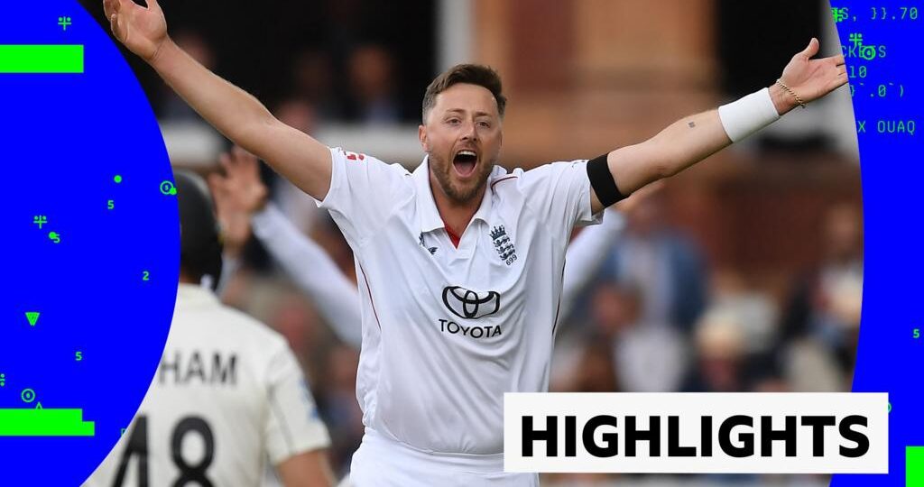 Robinson's perfect return gives England edge over NZ