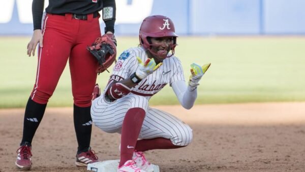 Alabama vs. Texas Tech softball box score: Live stats from Women’s College Series semifinal