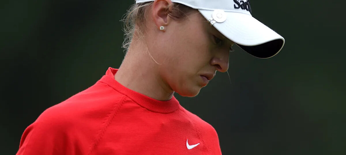 Nelly Korda changes out of shoes gifted by LeBron James mid-round at U.S. Women's Open