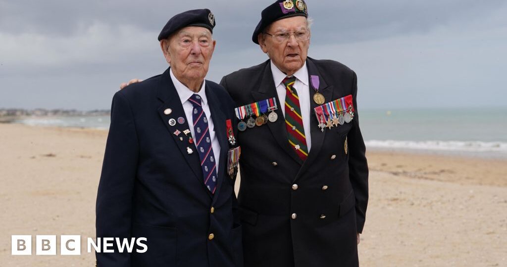 D-Day veterans mark 82nd anniversary as nearly 100 British names added to memorial