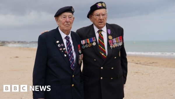 D-Day veterans mark 82nd anniversary as nearly 100 British names added to memorial