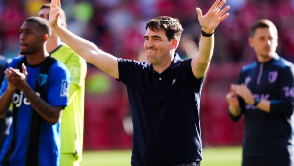 Andoni Iraola lands in Liverpool to complete Anfield move