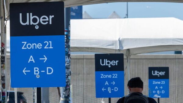 Uber is recruiting fewer drivers in cities with self-driving taxis, CEO Dara Khosrowshahi says