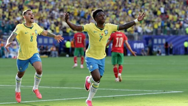 World Cup: Rio Ferdinand goes wild in celebration of Vinicius’ goal for Brazil in Morocco draw