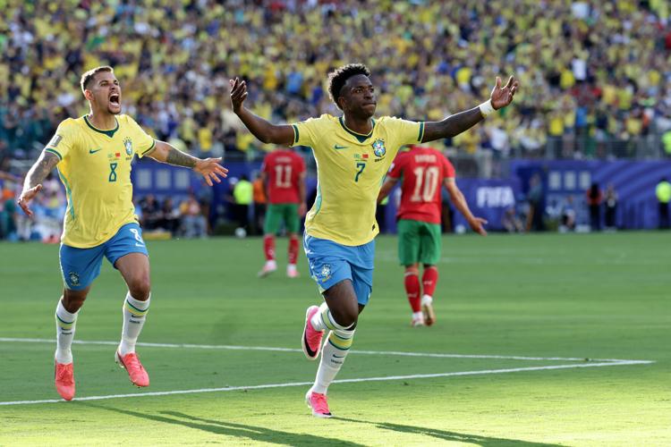 World Cup: Rio Ferdinand goes wild in celebration of Vinicius’ goal for Brazil in Morocco draw