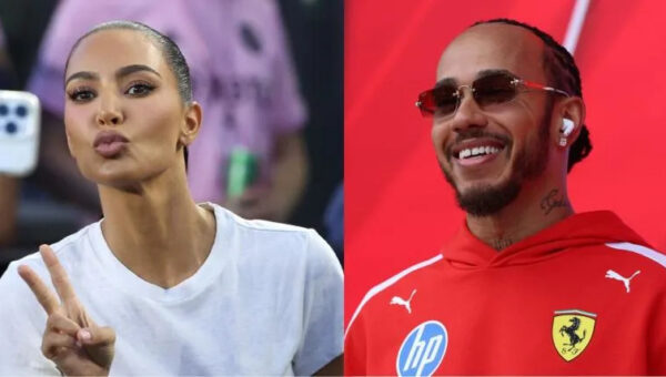 Kim Kardashian supports Lewis Hamilton at Monaco Grand Prix