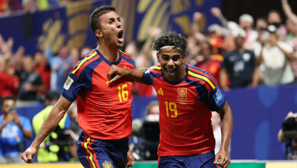 Lamine Yamal scores first World Cup goal as Spain take lead over Saudi Arabia