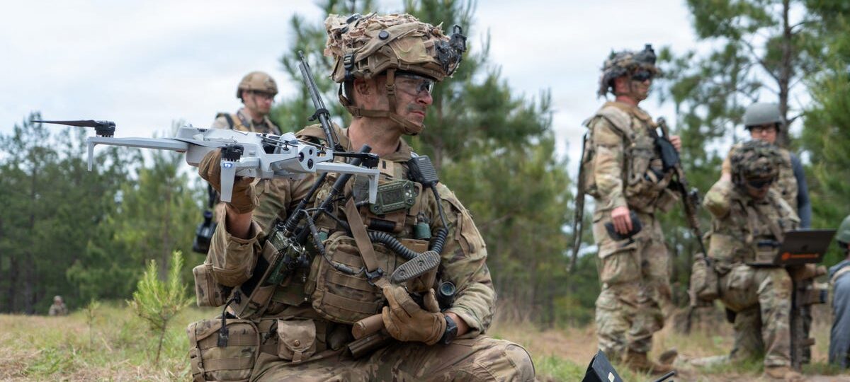 A US Army commander used attack drones and C4-packed robots to clear a deadly breach before soldiers even got in the fight