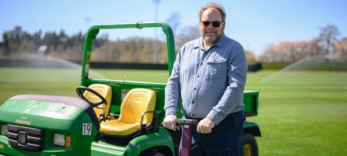 I'm 66 and have been a groundskeeper for 48 years. Working on the World Cup is teaching me new things.
