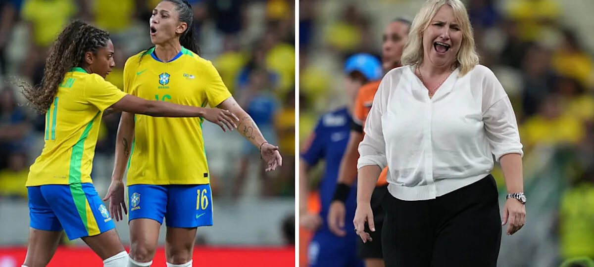 Brazil see red eight times in USA defeat