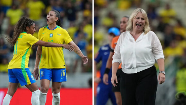 Brazil see red eight times in USA defeat