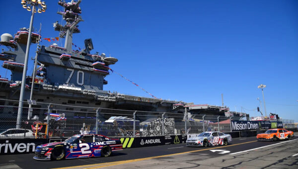 Sam Mayer damages wall in 25-car crash at NASCAR O'Reilly San Diego race