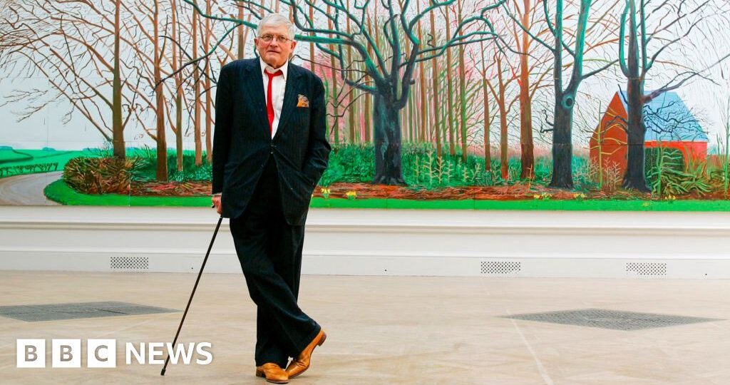 British artist David Hockney's life in pictures