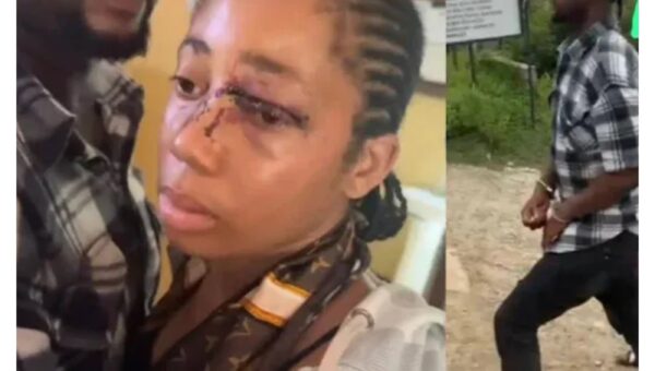 Man captured assaulting his partner in viral video lands in Kirikiri prison