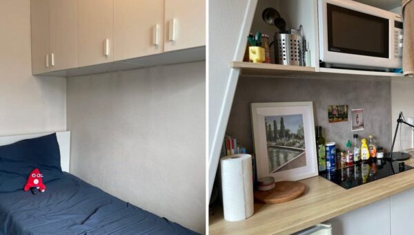 I live in a 97-square-foot micro-apartment in Paris. It was supposed to be temporary, but I realized I love tiny living.