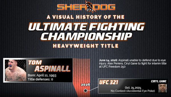 The UFC Heavyweight Title: A visual history