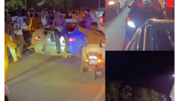 VDM leads ‘Tinubu must go’ protest in Abuja after arrival from China [VIDEO]