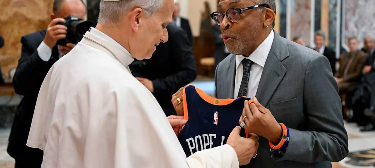 Spike Lee Reveals He Will Wear His Knicks Jersey Signed by Pope Leo for Game 3 of NBA Finals