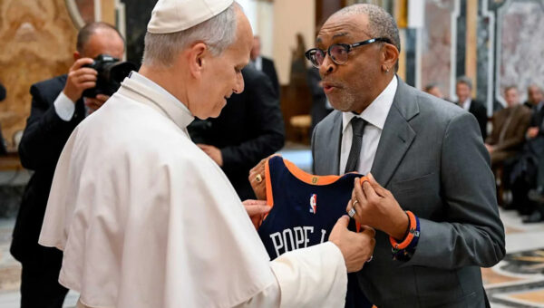 Spike Lee Reveals He Will Wear His Knicks Jersey Signed by Pope Leo for Game 3 of NBA Finals