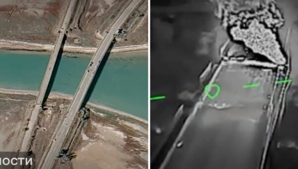 Ukrainian troops are crippling Russia's supply bridges by slamming drones repeatedly into the asphalt