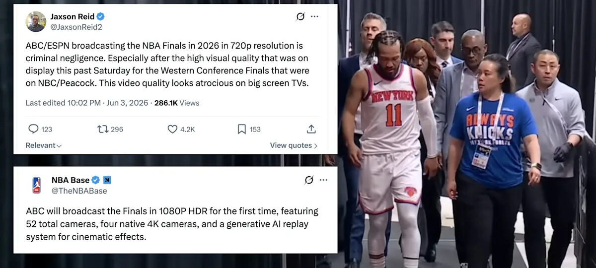 Is the picture quality on the NBA Finals better or worse? The answer is complicated