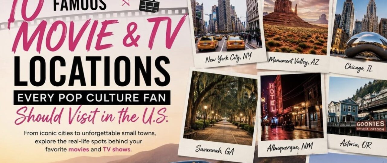 10 Famous Movie & TV Locations Every Pop Culture Fan Should Visit in the U.S.