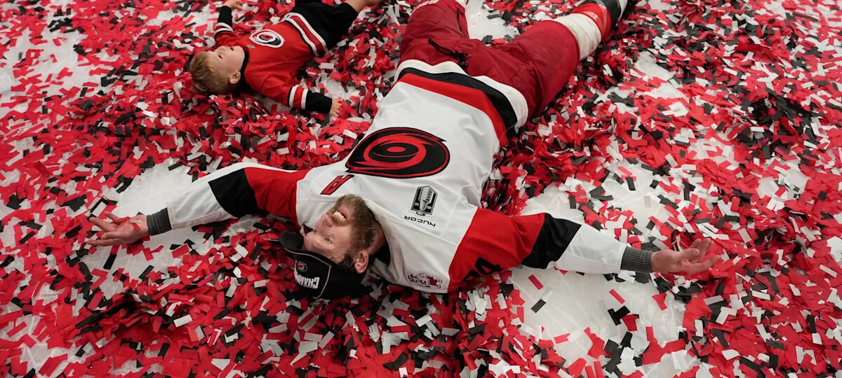 Jaccob Slavin joins Ken Morrow as only Americans to win Olympic gold, NHL title in same year