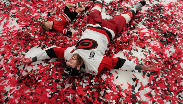 Jaccob Slavin joins Ken Morrow as only Americans to win Olympic gold, NHL title in same year
