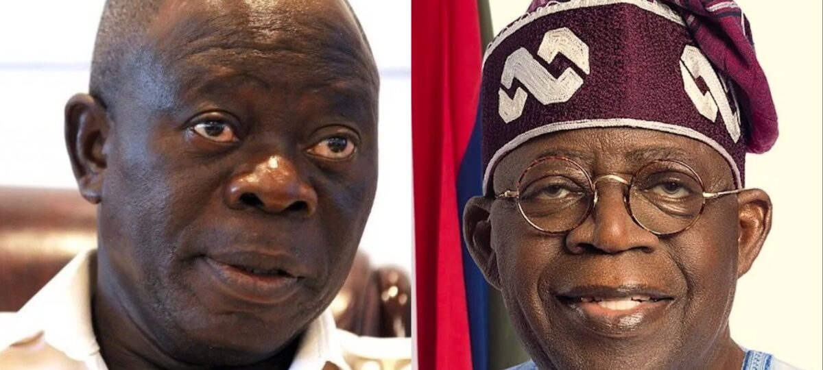 Tinubu relocated during Buhari’s regime because of humiliation – Oshiomhole opens up