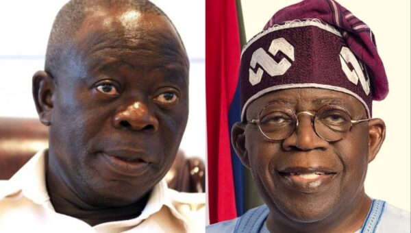 Tinubu relocated during Buhari’s regime because of humiliation – Oshiomhole opens up