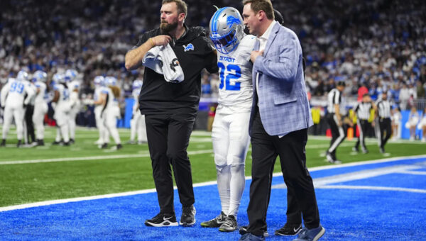 First looks at rehab for Lions safety Brian Branch’s Achilles injury