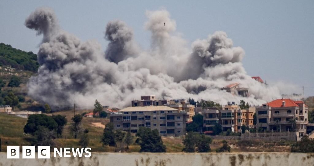 Israeli strikes kill nine in Lebanon as Hezbollah fires rockets over border