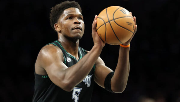 Timberwolves unveil new look with updated uniforms, logo and home court