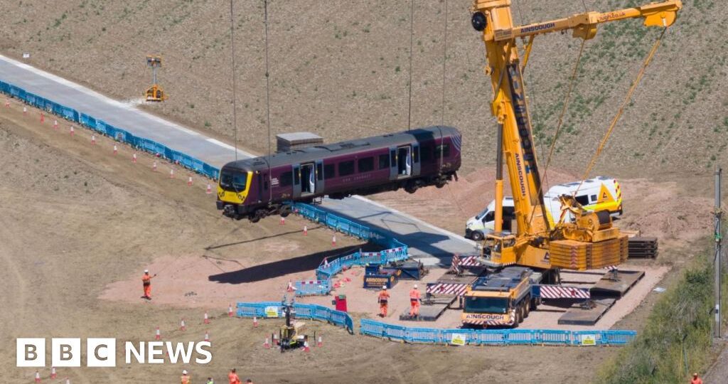 Eight in critical condition after train crash