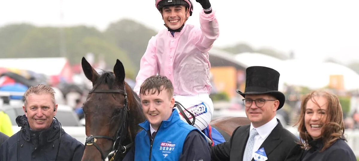 Christmas Day surges to Epsom Derby win for O'Brien