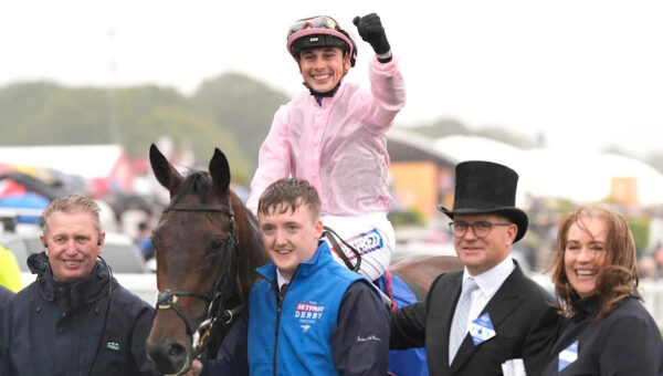 Christmas Day surges to Epsom Derby win for O’Brien
