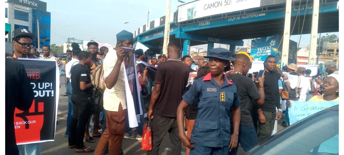 Security beefed up in Ibadan as protesters demand rescue of abducted students, teachers