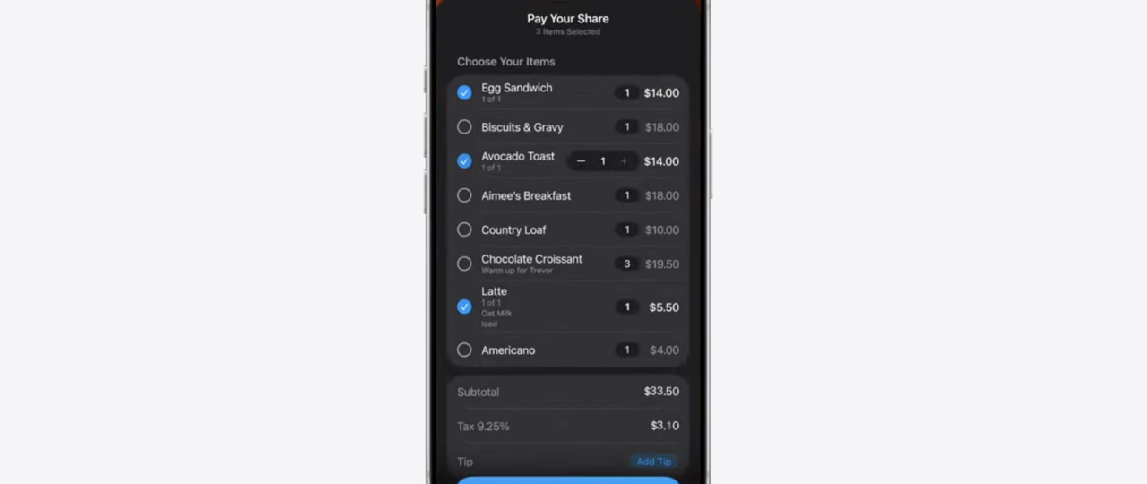 Apple is fixing the headache of splitting the bill with its new Siri in Camera feature