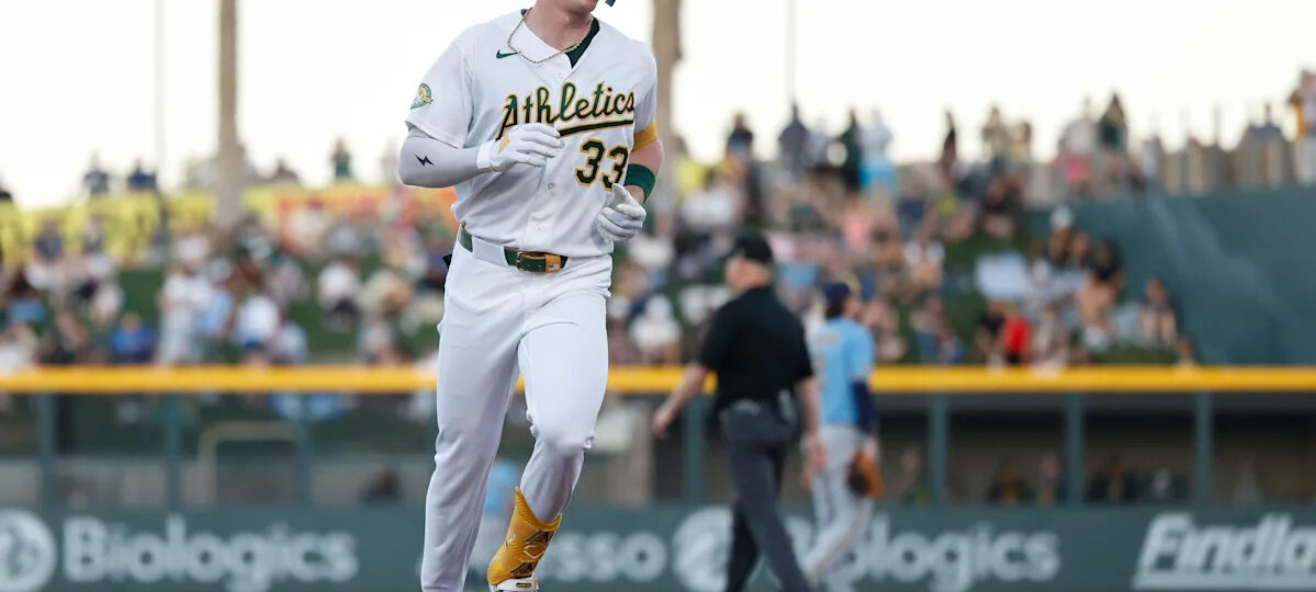 Bolte hits 1st MLB homer and A's go deep 5 more times in Las Vegas for 7-5 win over Brewers