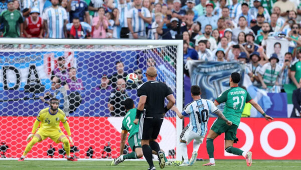Alan Shearer was lost for words after Lionel Messi’s World Cup hat-trick against Algeria