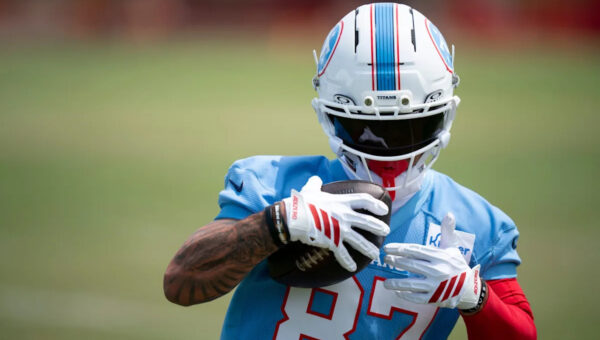 Titans’ Xavier Restrepo opens some eyes during OTAs