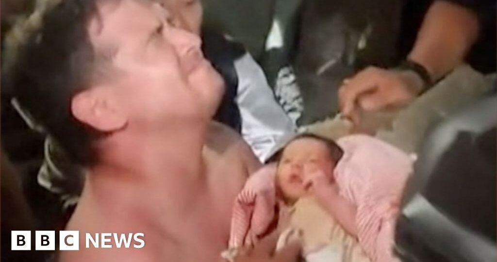 Watch: Moment newborn baby is rescued from Venezuela earthquake rubble