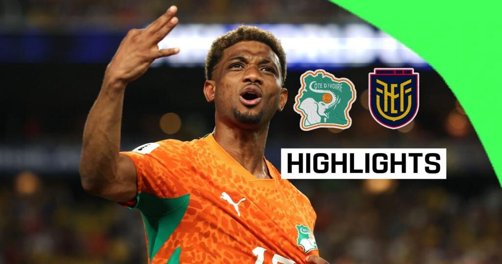 Amad scores late winner as Ivory Coast beat Ecuador
