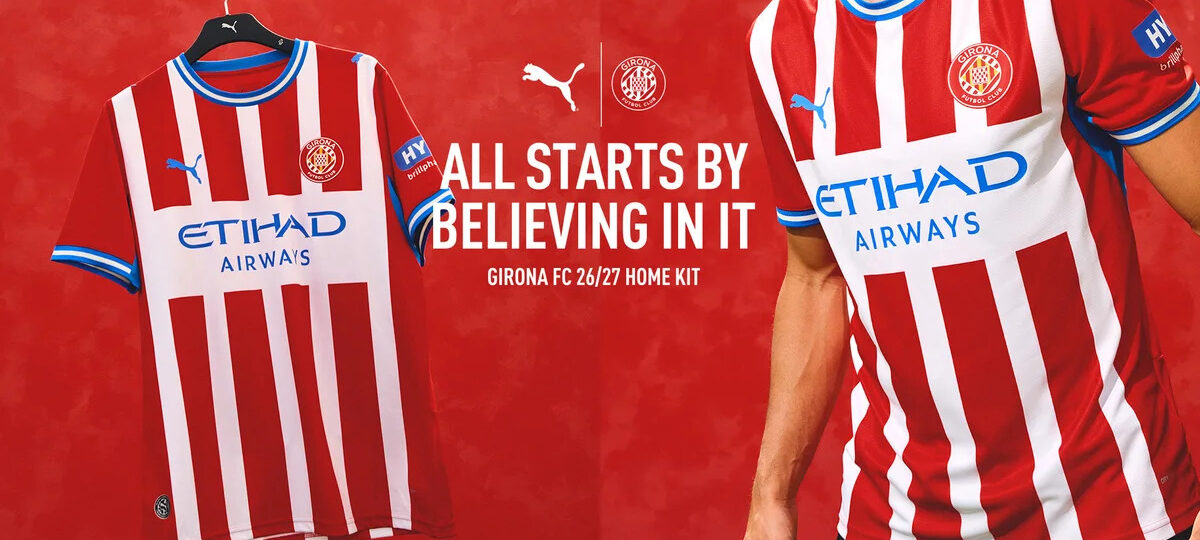 Girona FC and PUMA present the first kit for the 2026/27 season