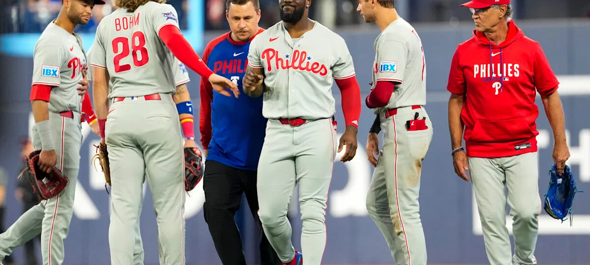 Phillies lose World Series Champion, all-star outfielder to long IL stint
