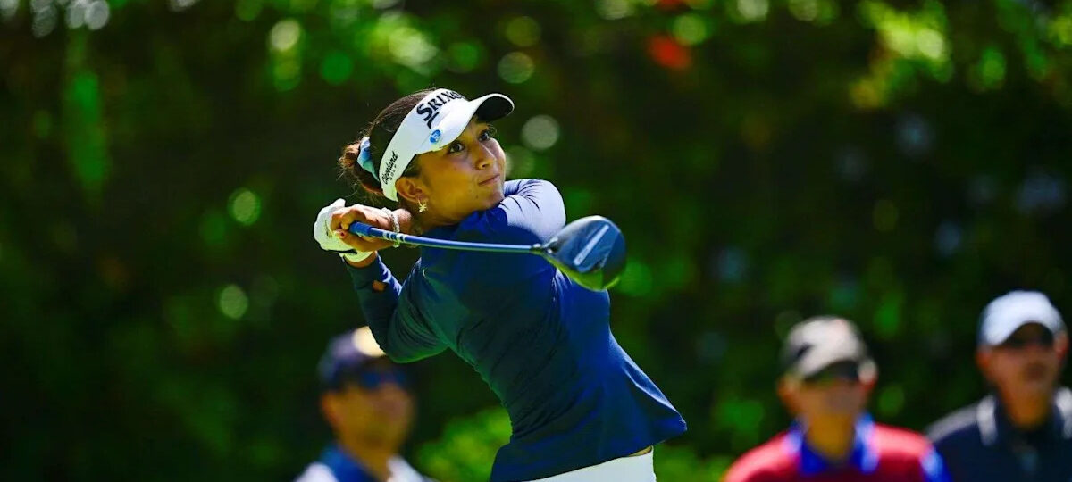 Sofia Rivera closes out first U.S. Women's round with a birdie