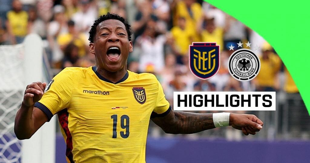 Ecuador stun Germany to qualify for knockout stages