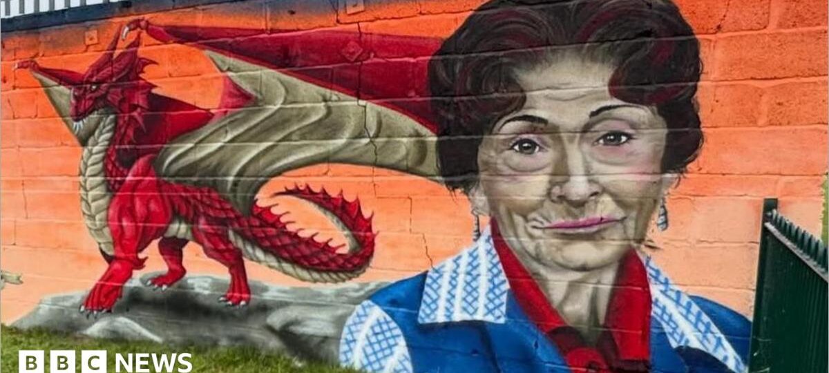 Why a mural of Eastenders legend Dot Cotton has appeared in a Welsh village