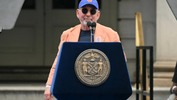 James Dolan aims ‘real fans’ dig at Zohran Mamdani during City Hall speech at Knicks parade
